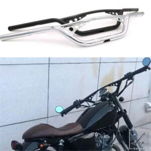 汎用 22MM 25MM ビンテージ バイクハンドルバー XL883 XL1200 X48 DYNA SOFTAIL TRACKER SPORTSTER ハンドルバー 7/8'' 1インチ