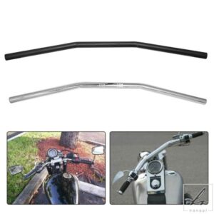 汎用バイクカフェレーサーハンドルバー 7/8インチ 22MM ドラッグストレートバー ホンダ カワサキ ヤマハ スズキ ハーレー チョッパー 用