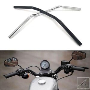 1インチ 25MM オートバイハンドルバー レトロバイクステアリングホイール XL883 XL1200 X 48 ダイナ ソフテイル チョッパー スポーツスター クルーザー用