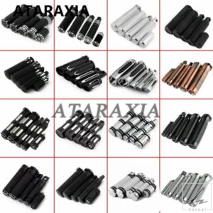 25MM 1インチハンドルグリップ フットペグ シフターネイルペグ ブラック ハンドルバーグリップ ハーレー スポーツスター 883 1200 XL XR VRSC ソフテイル ツ