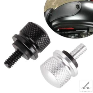 1PC シルバーゴールドボルト オートバイ ハーレー スポーツスター ツーリング ソフテイル CVO リア CNC 助手席タブ ネジマウントアクセサリー