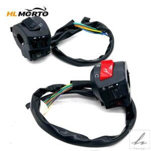 22MM オートバイスイッチ ホーンボタン ウィンカー 電動フォグランプ ライト スタート ハンドルバー コントローラー ボタン バイク CBR用