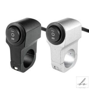22MM 7/8インチ 合金 オートバイハンドルバー ヘッドライトスイッチ 3ポジション 防水スイッチ 12V フォグ スポットライト レトロスイッチ
