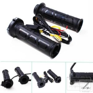 汎用オートバイ22MMハンドヒーターグリップモールドグリップATVウォーマー温度調節ホットハンドルバー