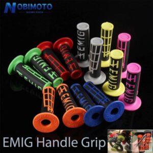 11色ハンドルグリップオートバイEMIGダートピットバイクモトクロス7/8インチハンドルバーラバーゲルハンドグリップブレーキグリップ