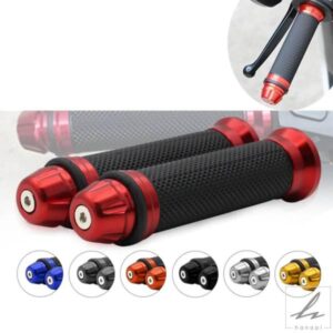 1ペア 7/8'' 滑り止めオートバイグリップハンドハンドルバーバーグリップ自転車ゴムマウンテンサイクルハンドルハンドルバーバーグリップ