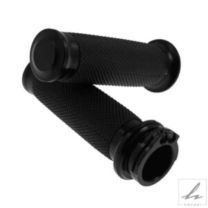 汎用バイク 25MM ハンドグリップ 非電子式ハンドルバー ブラッククローム ハーレー ツーリング ソフテイル ダイナ XL XR スポーツスター 72用