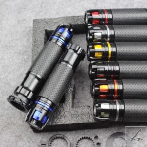 汎用 7/8'' 22MM オートバイ CNC ハンドルバーグリップ バイクハンドルバーグリップエンド 6色展開 ホンダ ヤマハ スズキ用