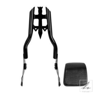 ロードグライド シシーバー バックレスト ラック付き ハーレー ツーリングモデル 2009-2024 ストリートグライド ロードキング ウルトラ CVO リミテッド