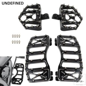 ワイドフロアボード MXフットペグ フットレスト ドライバーペダル ハーレー ツーリング ロードキング ストリートグライド 86-2023 ソフテイル ファットボー