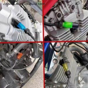 汎用バイクフラッシュスパークプラグキャップバイク点火スパークプラグキャップエルボフラッシングスパークプラグキャップバイク用