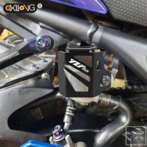 ヤマハ YZFR125 YZF-125 YZF R125 2008-2020 2019 用 モーター リア ブレーキ ポンプ フルード タンク オイル カップ リザーバー ガード カバー プロテクタ