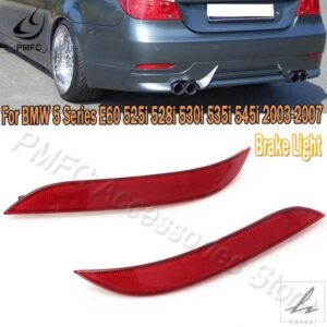 PMFC リアバンパーリフレクターライト ブレーキライト BMW 5シリーズ E60 525I 528I 530I 535I 545I 2003-2007 63146915039 63146915040