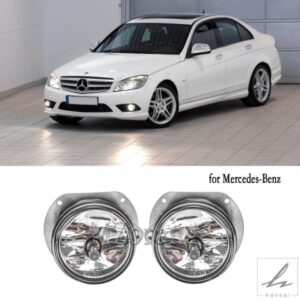 フォグライト ヘッドライトアセンブリ メルセデスベンツ W204 AMG W216 R230 W164 W251 フォグライト ハロゲン フロントバンパー フォグランプ