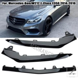 メルセデスベンツ Eクラス W212 E200 E250 E300 E350 2014 2015 2016 クロームブラック フロントバンパー ロアモールディングトリム カーパーツ
