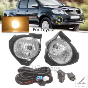 トヨタ ハイラックス ヴィーゴ MK6 2008 - 11 フォグライト ヘッドライト 1セット ハーネス バルブ スイッチ付き 車用フォグランプキット
