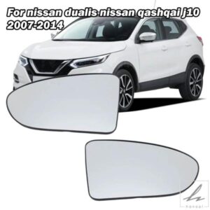 日産 デュアリス キャシュカイ J10 2007-2014 ユーロバージョン用ドアミラーガラスレンズ ヒーター付きサイドミラーガラスレンズ カーアクセサリー