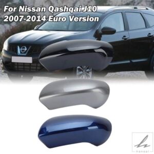 日産 QASHQAI J10 2007-2014 ユーロバージョン用サイドバックミラーカバーキャップバックル付きドアウィングミラーカバーカーアクセサリー