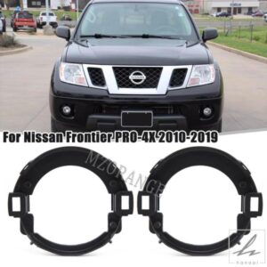 日産フロンティア 2010 2011 2012-2019 用フォグランプカバー ドライビングフォグランプカバー フロントバンパーフォグランプカバー カーアクセサリー