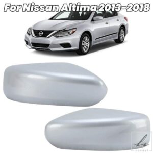 日産アルティマ 2013-2018 USバージョン シルバー バックル付き リアビューミラーハウジングカバー カーアクセサリー