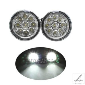 日産 X-TRAIL T31 ティーダ サルーン ハッチバック キューブ ジューク ローグ 2004-2015 ハロゲンヘッドライト LED ランプ用 フォグランプアセンブリ 2個