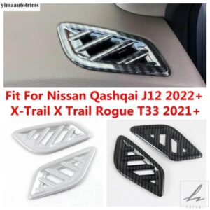 ダッシュボードエアACアウトレットベントカバートリムアクセサリー 日産エクストレイル Xトレイルローグ T33 2021-2024 / キャシュカイ J12 2022-2024