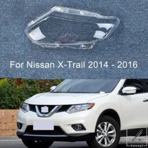 日産エクストレイル 2014 2015 2016 用ヘッドライトレンズ ヘッドライトカバー ヘッドランプレンズ オートシェルカバー