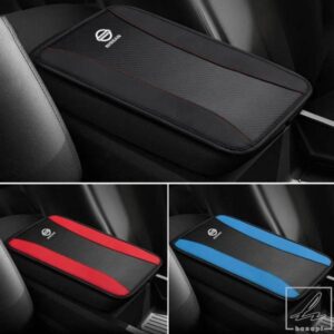車用アームレストマット PUレザー センターコンソール アームレストクッション 日産 X-TRAIL QASHQAI NOTE JUKE SENTRA PATROL LEAF用