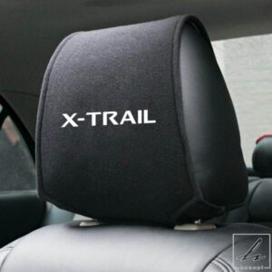 1PCS カーシート ヘッドレスト ピローカバー 自動車アクセサリー 日産 X-TRAIL XTRAIN X TRAIN T30 T31 2007-2015 T32 2014-2022 T33用