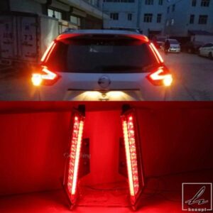 日産エクストレイル X-TRAIL X トレイル ローグ 2014 - 2020 LED DRL リアバンパー テールライト フォグランプ ブレーキライト シグナルランプ 2個