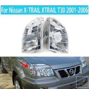 車フロントバンパーコーナーウィンカーランプヘッドライトマーカーライト日産エクストレイルXTRAIL T30 2001 - 06用