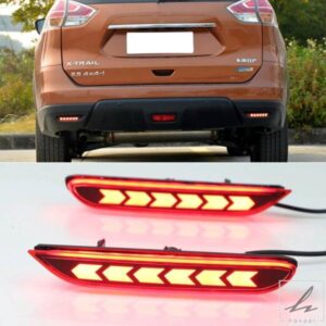 日産 キャシュカイ 16-22 エクストレイル 14-16 ティアナ アルティマ 19-21 LED ブレーキライト リアバンパー リフレクター インフィニティ フォグランプ用