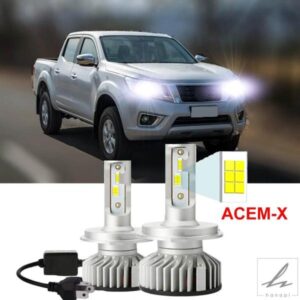 日産ナバラ NP300 D23 2016-2020 - 23用 LEDヘッドライト ハイ/ロービーム 2個 ACEM-Xハイ/ロービーム付き