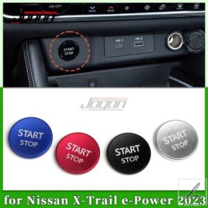 日産 X TRAIL E-POWER 2023 2024用 車内スタートストップボタンスイッチスパンコールカバートリムアクセサリー