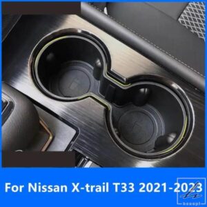 日産エクストレイル T33 2021-2023 用 中央制御ウォーターカップホルダー カスタムギア ウォーターカップスロット フレームリミッター収納ボックス