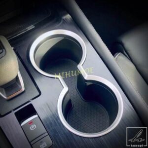 日産エクストレイル T33 2023 マットクロームインテリアカップホルダーカバートリムアクセサリー
