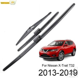 日産 X-TRAIL T32 ローグ フロント リアウィンドウセット 2013 - 19用 車用フロントガラス ワイパーブレード