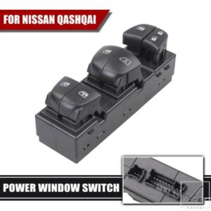 日産エクストレイル T32 リーフ シルフィ ムラーノ用 電動パワーウィンドウリフタースイッチ LEDライトバックライト パワーウィンドウボタン