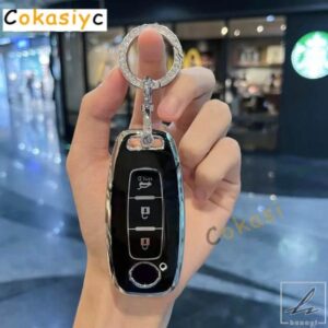 2 3ボタン TPU 車キーカバー スキンプロテクターケース 日産 X-TRAIL T33 QASHQAI J12 TEANA 2022 2023 フォブ キーチェーン アクセサリー