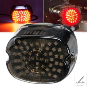 12V 60LED テールストップ ブレーキライト ウィンカー リアLED ロープロファイル スモークテールライト ハーレーダビッドソン ダイナ スポーツスター