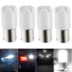2/4/10X LED 1156 P21W ホワイト リバースライトバルブ サイド DRL バックアップ 382 R5W R10W RV バン 計器パネル 車用ライトバルブ キャンピングカー 12V