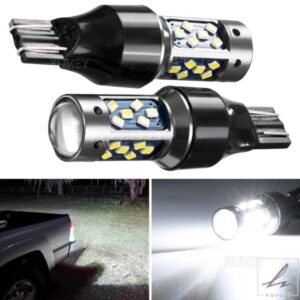 2X W16W LED電球 CANBUS ブライト 27SMD T15 921 912 955 車用 バックランプ バックアップ パーキングライト 12V 24V キセノン ホワイト