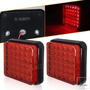 汎用 24V リアバンパー フォグ ランニングライト スーパーブライトレッド 36LED ドライビングライト テールランプ 車 トラック トレーラー バス RV