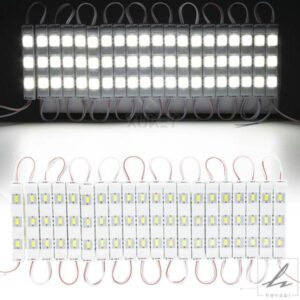 20X3LED ホワイトインテリアライトキット LWB バン トレーラーライト トラック トランジットキャディ MOVANO マスターライト SUV カーゴ LED
