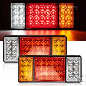 汎用トレーラートラック36LEDレッドリアテールブレーキライトLEDサイドマーカーインジケーターランプランニングライトオートカーエクステリアライト