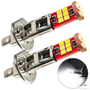 2個 LED H1 電球 フォグランプ 車用フォグランプ 12V 3W スーパーホワイトライト 6000K ヘッドライトランプ ハロゲン交換用電球