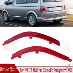 ブレーキライト リアバンパーリフレクターライト ストップランプカバー フォグランプシェル VW T6トランスポーター マルチバン カラベル 2015-2019 2020用