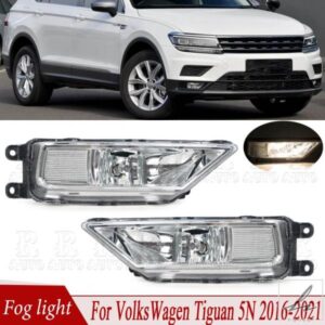 車用フロントバンパーフォグランプ フォグランプ 電球付き ハロゲン フォルクスワーゲン VW ティグアン 5N 2016 - 21 5NA941062