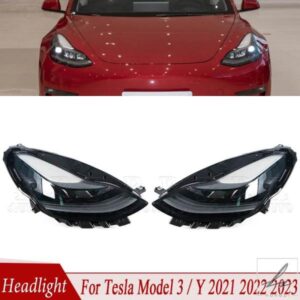 テスラ モデル3 モデルY 2021 - 23 車用ヘッドライトアセンブリ フロントバンパー ヘッドランプ ヘッドランプ フォグライト 151495200C 151495300C