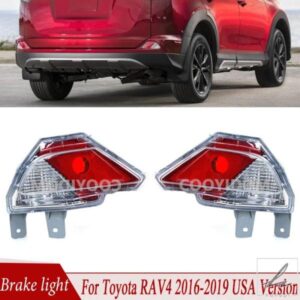 トヨタ RAV4 2016 - 19 USバージョン リアバンパーリフレクターストップライト フォグランプ ブレーキランプ パーキングハザード灯